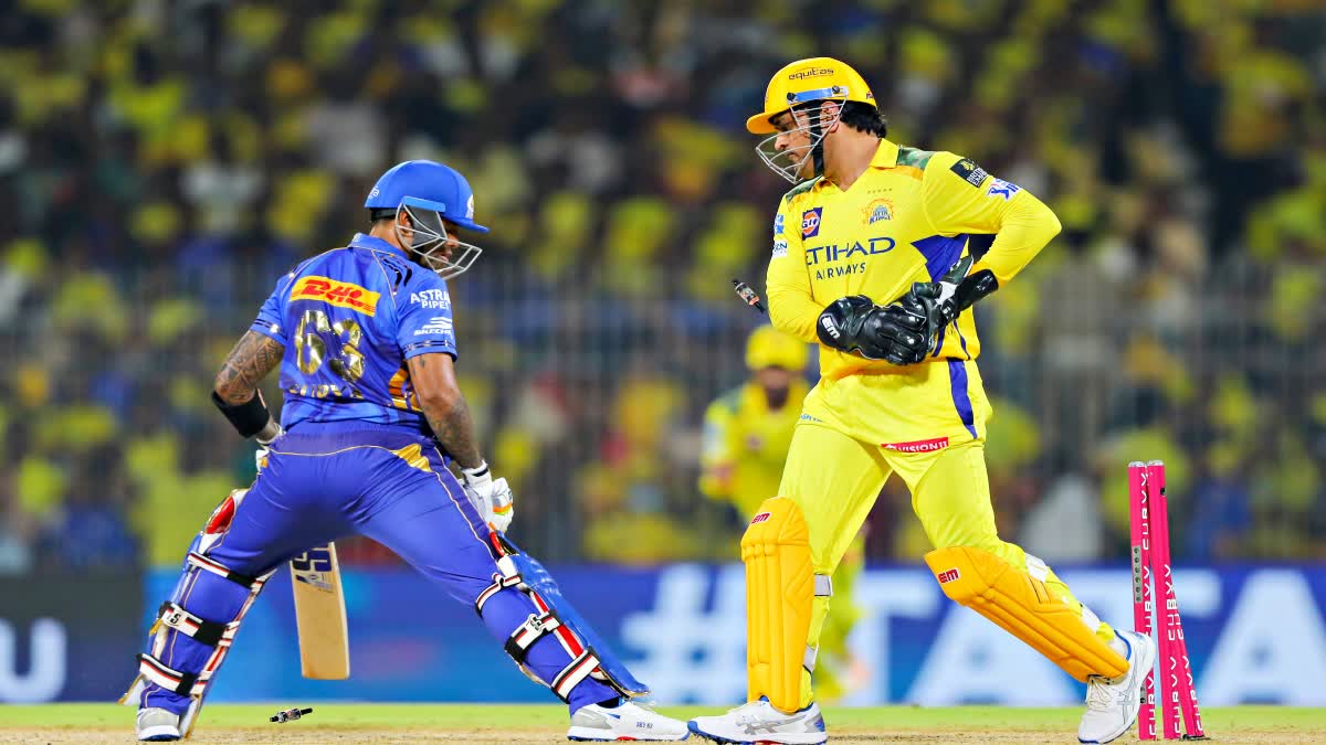 MS DHONI QUICK STUMPING