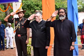 CM Hemant Soren paid tribute to martyr