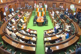 A view of Delhi Assembly proceedings