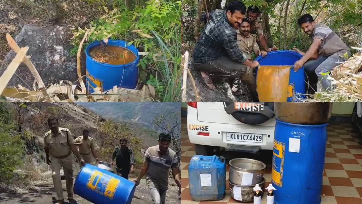 EXCISE  LOK SABHA ELECTION 2024  ഇടുക്കി  285 LTR LIQUOR FOUND AT RAMAKALMED