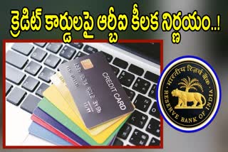 RBI on Credit Card Using
