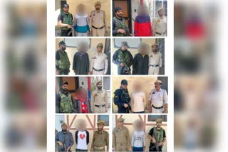 Eight notorious drug peddlers booked in Baramulla