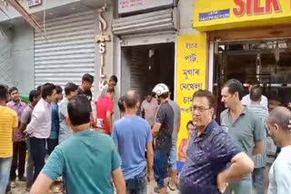 massive fire breaks out in Fancy Bazaar guwahati