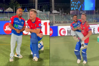 David Warner run to made Aadhaar card