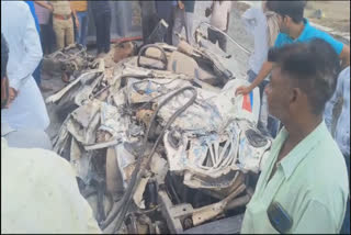 Dumper Truck Overturns on Police Vehicle in Rajasthan's Neemkathana; 3 Contables Killed