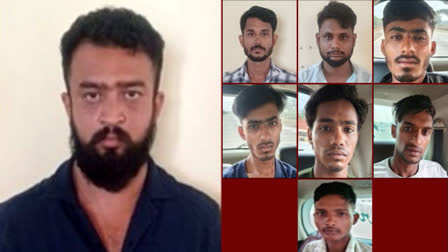 Eight people who were apprehended in connection with four murders in Gadag