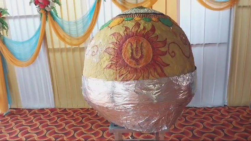 1100 kg Laddu in Jabalpur