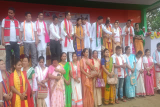 Congress election rally in Dhemaji