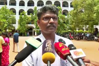 போராட்டத்தில் ஈடுபட்ட ஆசிரியர் பேட்டி