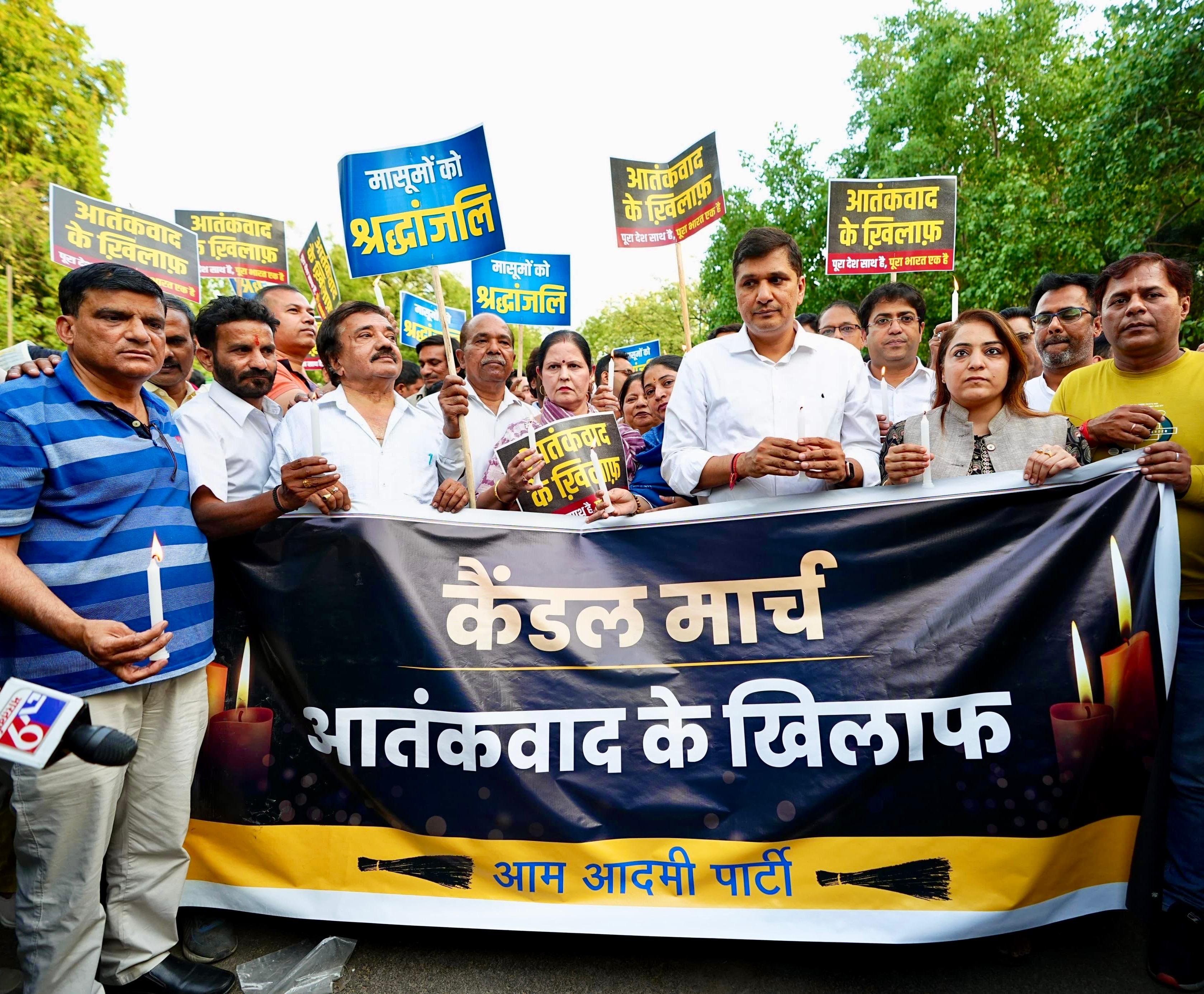 AAP CANDLE MARCH JANTAR MANTAR