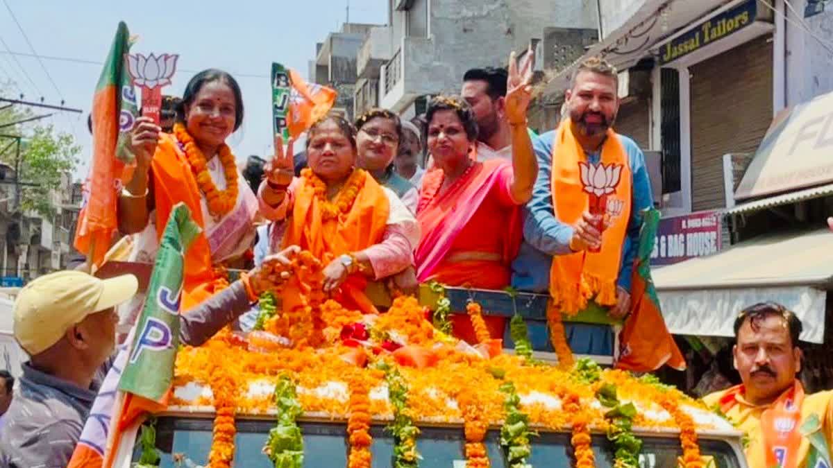 Vanathi Srinivasan Road Show in Panchkula