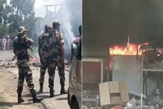 BJP WORKER KILLED  BJP WORKER HACKED TO DEATH  BJP PROTEST AGAINST TMC  ബിജെപി പ്രവര്‍ത്തകയുടെ കൊലപാതകം