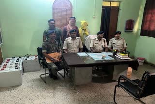 Chainpur police exposed battery theft gang in Palamu