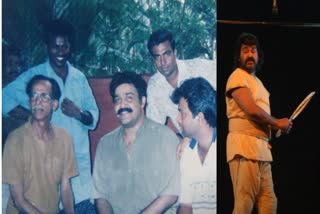 MOHANLAL IN THE DRAMA KARNAN, MOHANLAL, KARNAN DRAMA, KRISHNAN BALAKRISHNAN, KAVALAM NARAYANA PANICKER