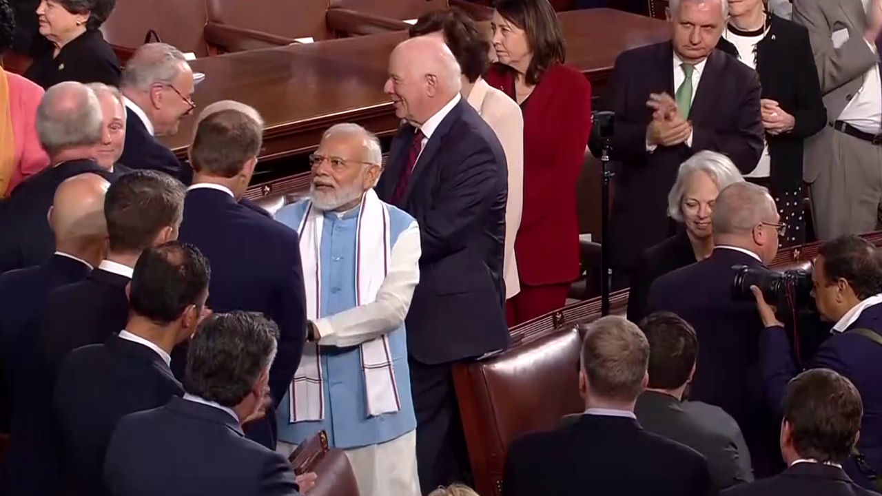 PM Modi US Visit : Modi's historic speech in the US Parliament