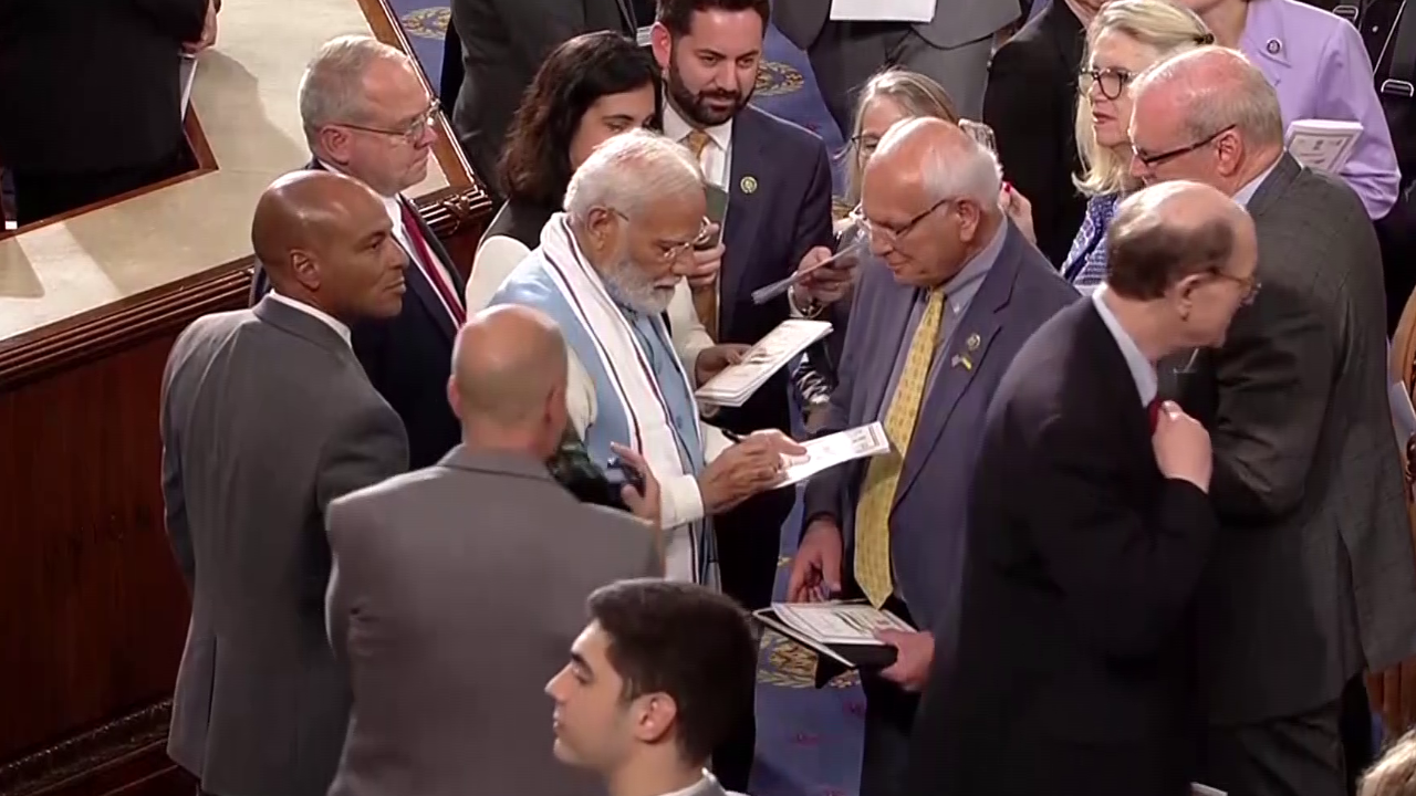 PM Modi US Visit : Modi's historic speech in the US Parliament