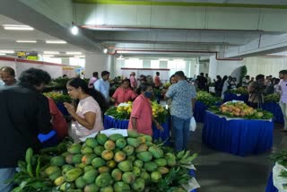 sixth anniverary kochi metro  celebrating mango fest  kochi metro  mango fest  loknath behara  flower and mango fest  latest news കൊച്ചി മെട്രോ  ഫ്ലവർ ആൻഡ് മാംഗോ ഫെസ്‌റ്റ്  ഫ്ലവർ ആൻഡ് മാംഗോ ഫെസ്‌റ്റിന് തുടക്കമായി  കെഎംആർഎൽ  ലോക്‌നാഥ് ബെഹ്റ  ഇടവേള ബാബു  എറണാകുളം ഏറ്റവും പുതിയ വാര്‍ത്ത  ഇന്നത്തെ പ്രധാന വാര്‍ത്ത