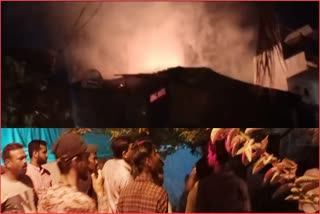 Narmadapuram fire in house due to short circuit
