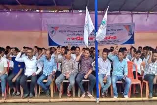 AJYCP hold protest in dhemaji