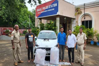 cannabis seized from Bhubaneswar