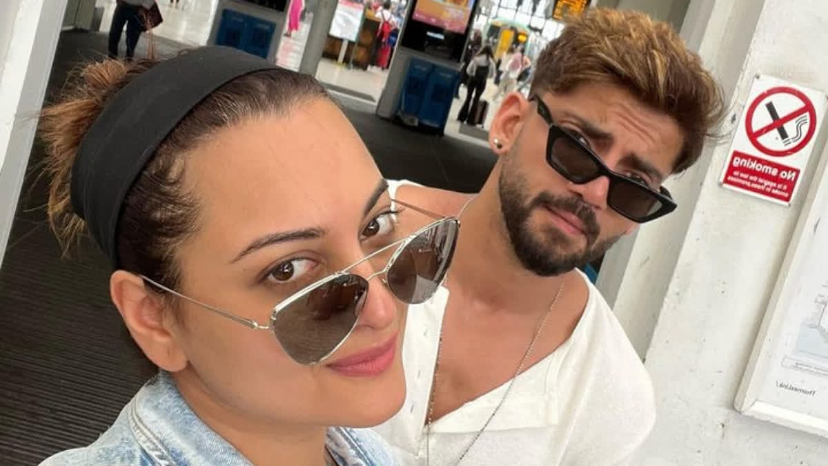 Sonakshi Sinha with Zaheer Iqbal