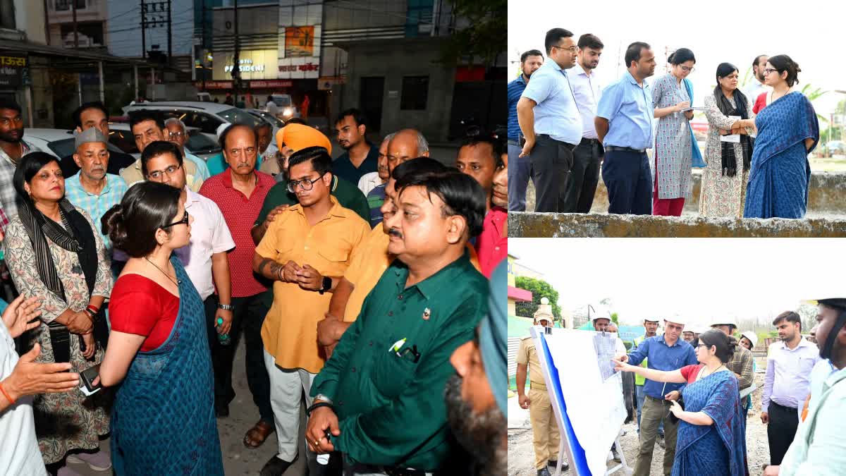 District Magistrate Vandana Singh inspected