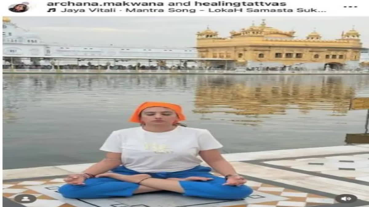 Social media influencer Archana Makwana posted a video of herself performing yoga on the sacred premises of Golden Temple, which has led to significant backlash from the Sikh community.