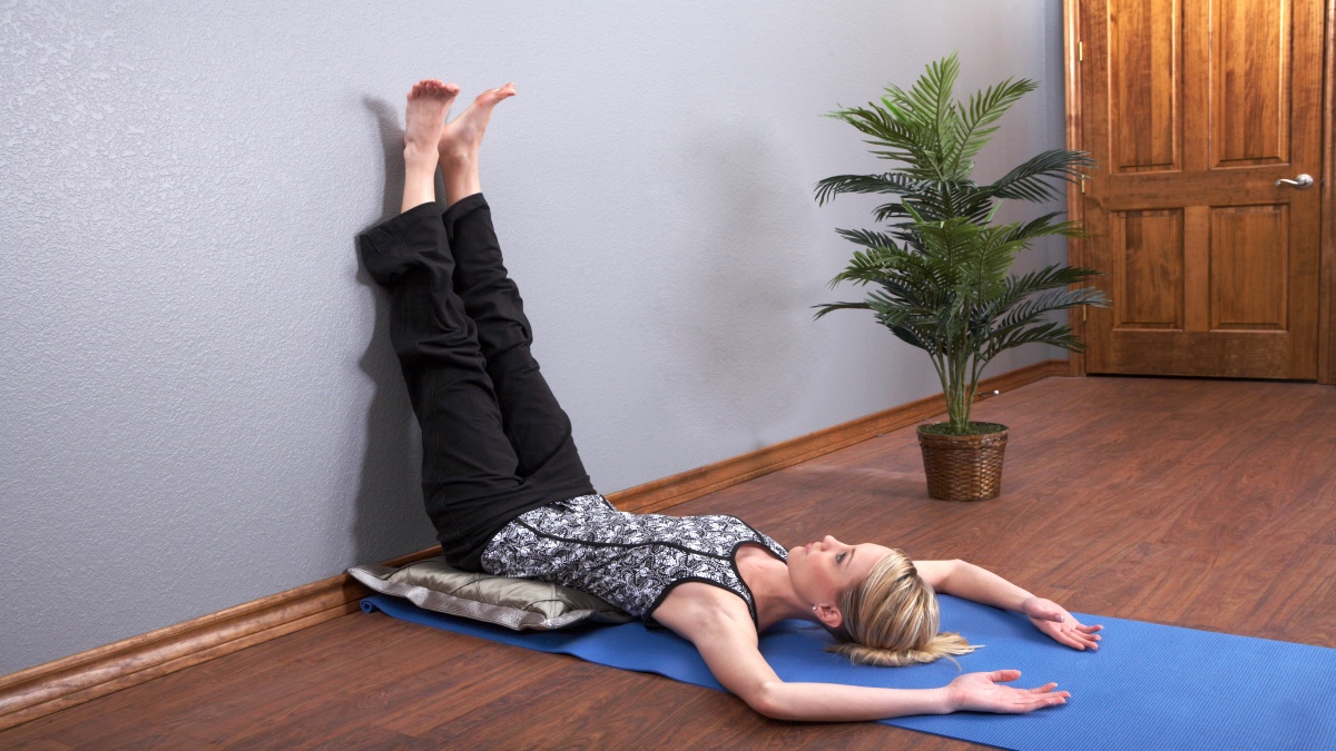 Legs Up Wall Pose