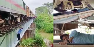 loco pilot repaired train on bridge in Bihar