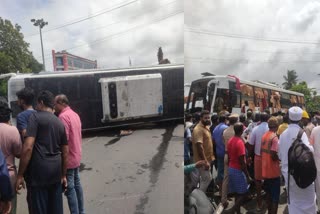 KALLADA BUS ACCIDENT  KALLADA BUS ACCIDENT IN ERNAKULAM  കല്ലട ബസ് അപകടം  എറണാകുളത്ത് കല്ലട ബസ് അപകടം