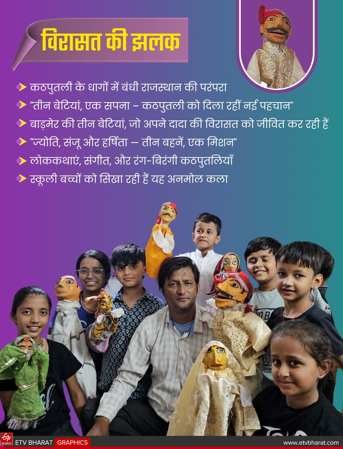 तीन पीढ़ियों की साझी विरासत