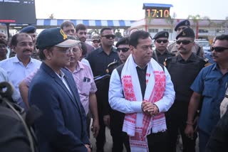 Sarbananda Sonowal visits Haibargaon railway station