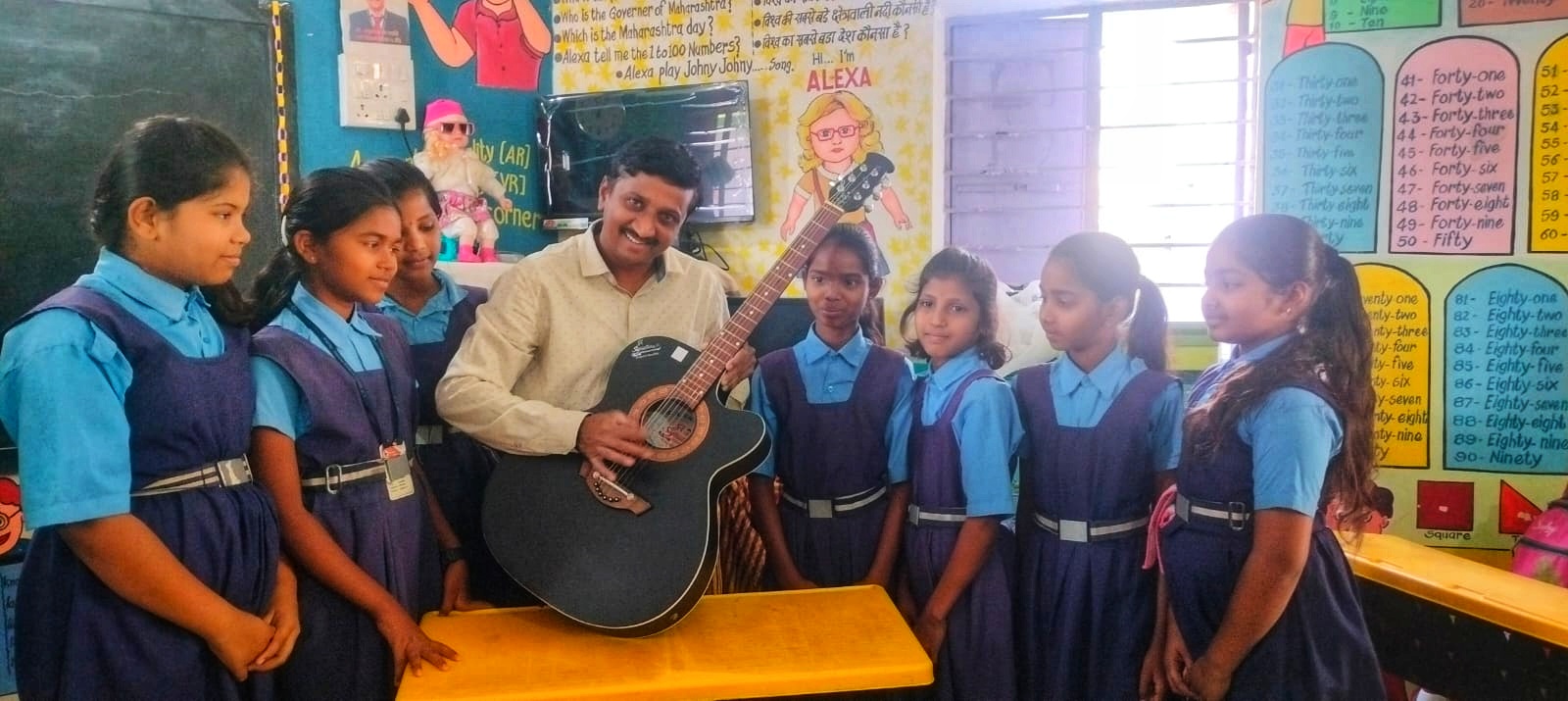 Zilla Parishad school teacher made a rap song video using AI