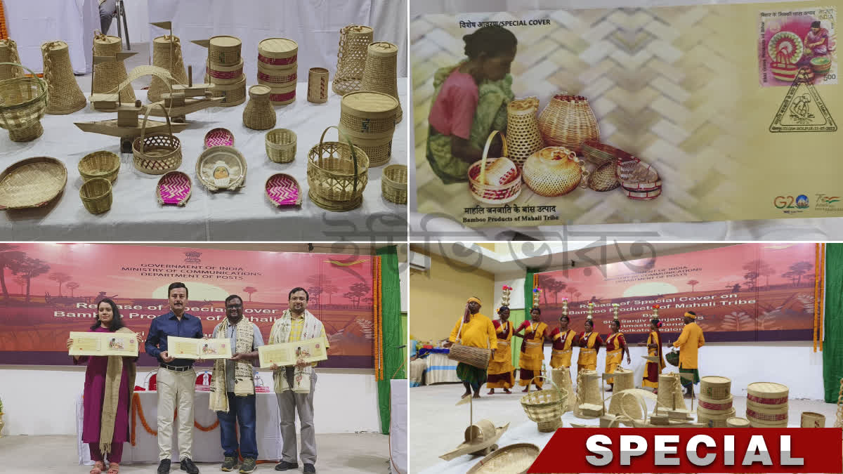 Indian Post Office Promotes Mahali Arts ETV BHARAT