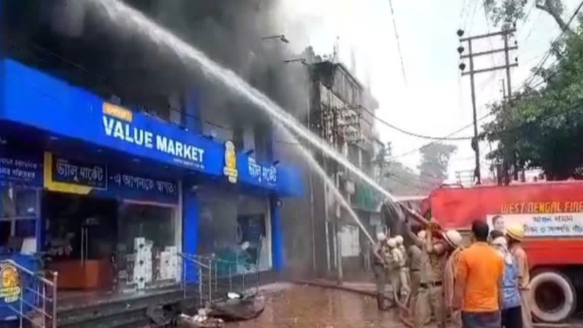 Fire in Shopping Mall