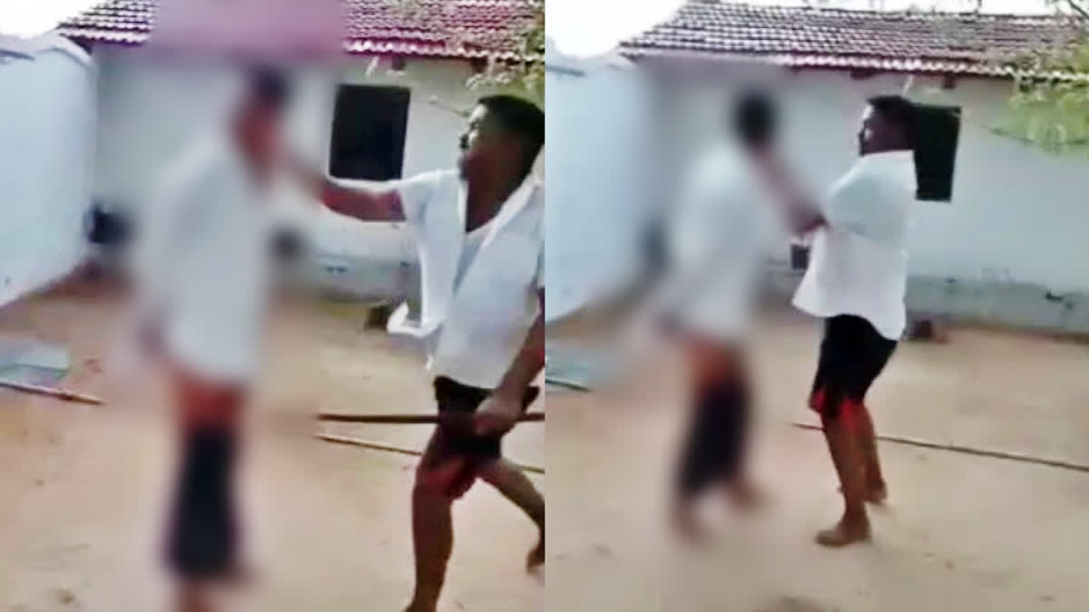 A sarpanch who thrashed a man black and blue after tying him up and stripping him off in Madhya Pradesh's Rewa district in 2021 was arrested on Saturday (July 22) following the video of the incident going viral on social media earlier this week.