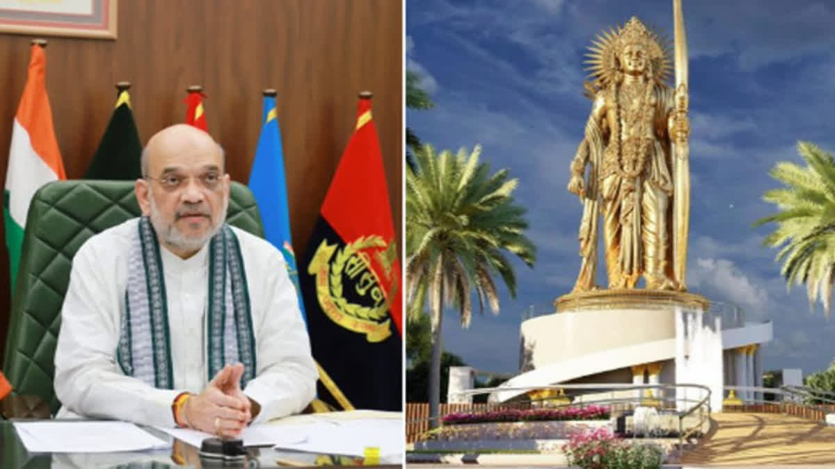 Union Home Minister Amit Shah wished that Mantralayam would emerge as a world spiritual and tourist centre with the installation of a 108 feet Panchaloha idol of Lord Sri Ram. Amit Shah has virtually laid the foundation stone for the idol of Lord Ram to be built at a cost of Rs 300 crore on the outskirts of Mantralayam in the Kurnool district of Andhra Pradesh.