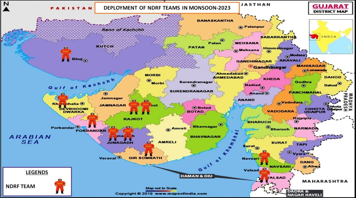 Gujarat Rain Live Update NDRFની ટીમ ક્યા નગરમાં કેટલી એનો ગ્રાફ