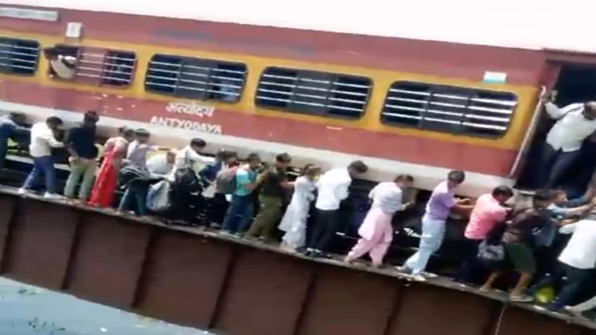 Passengers Jump Into River