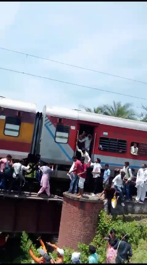 Passengers Jump Into River