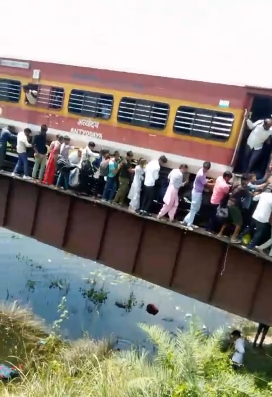 Passengers Jump Into River