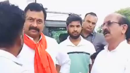 berasia villagers sent back bjp mla vishnu khatri