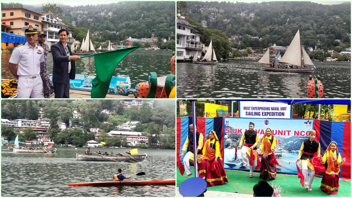 NCC rowing competition at Naini lake