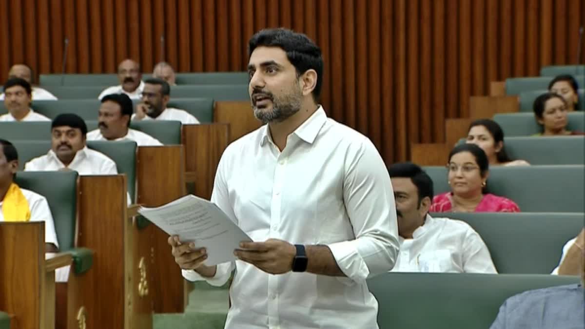 Nara Lokesh on Nadu Nedu Works