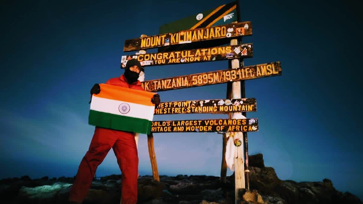 Assam's Shantanu Pratim Lahkar Scales Mount Uhuru, Highest Peak Of Africa