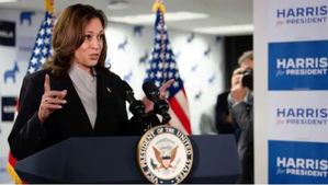 Kamala Harris calls Donald Trump a cheater fraudster abuser of women