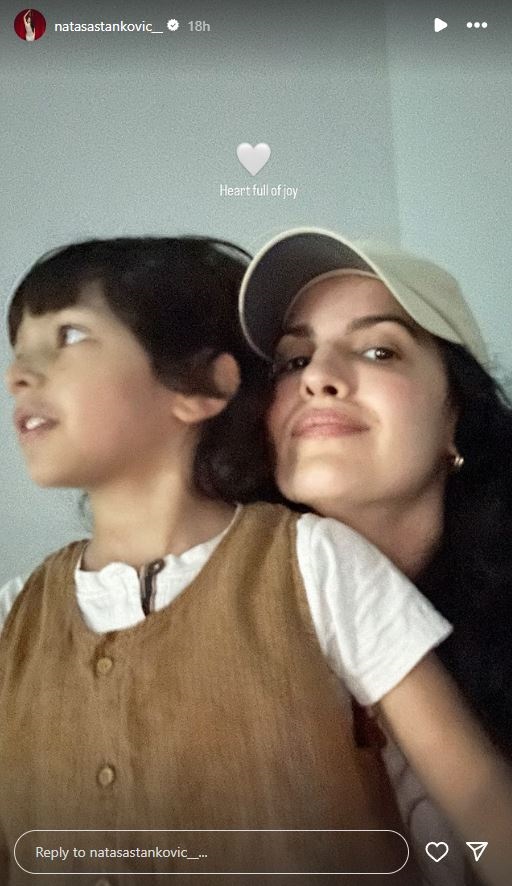 NATASA STANKOVIC AND SON AGASTYA