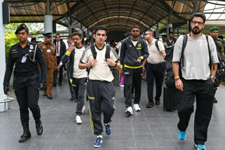 India Men's Cricket Team Arrives In Sri Lanka For White-Ball Series