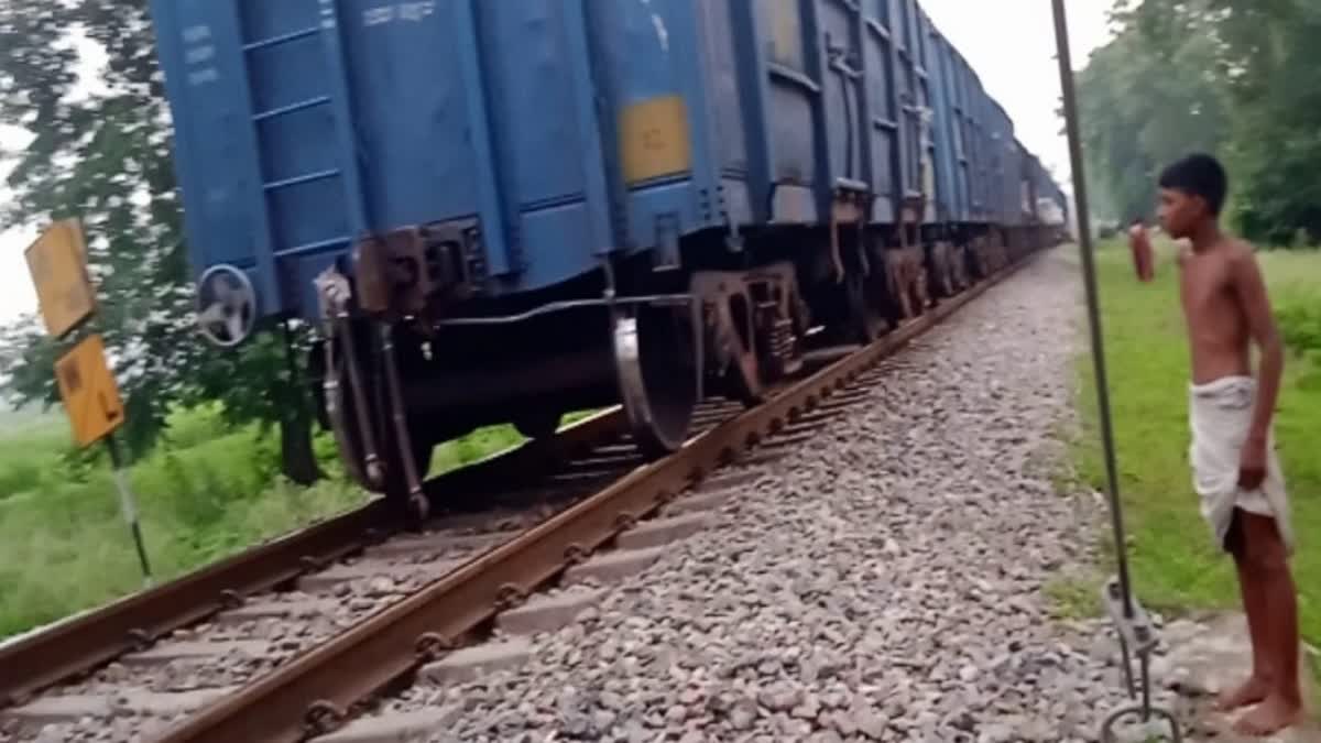 Goods Train Split into Two Parts Near Sonbhadra
