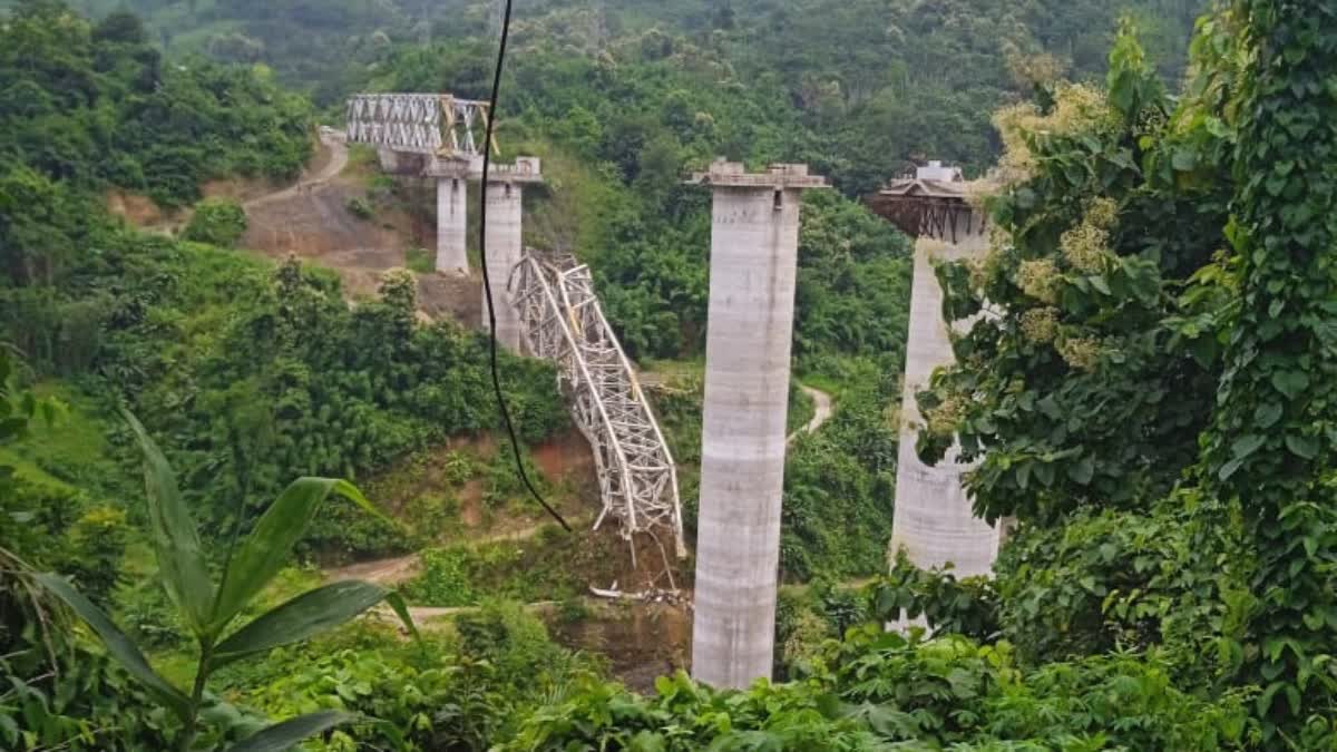 Under Construction Railway Bridge Collapse